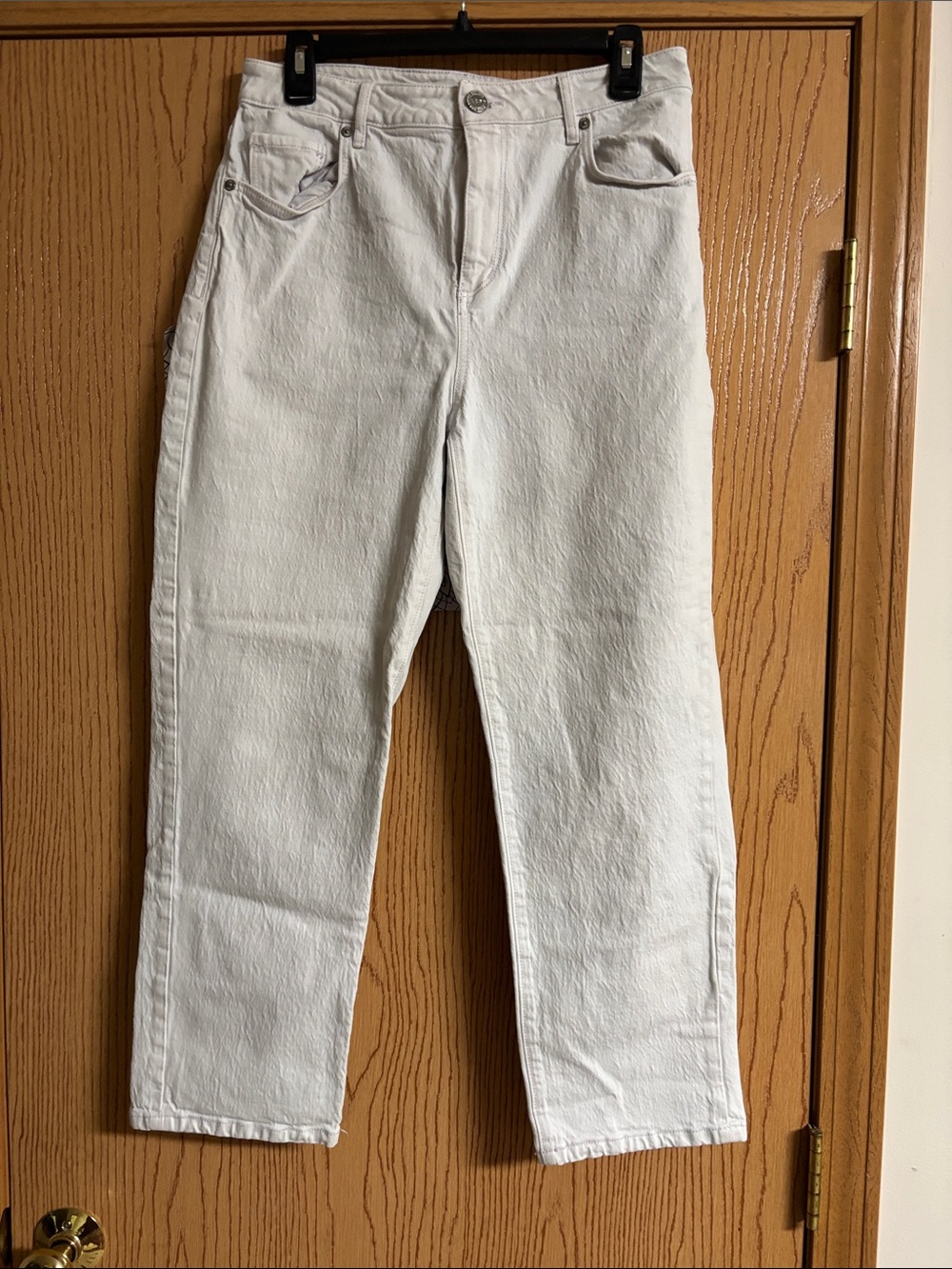 LOFT White Wide-Leg Women's Jeans (Color is off white or light purple)